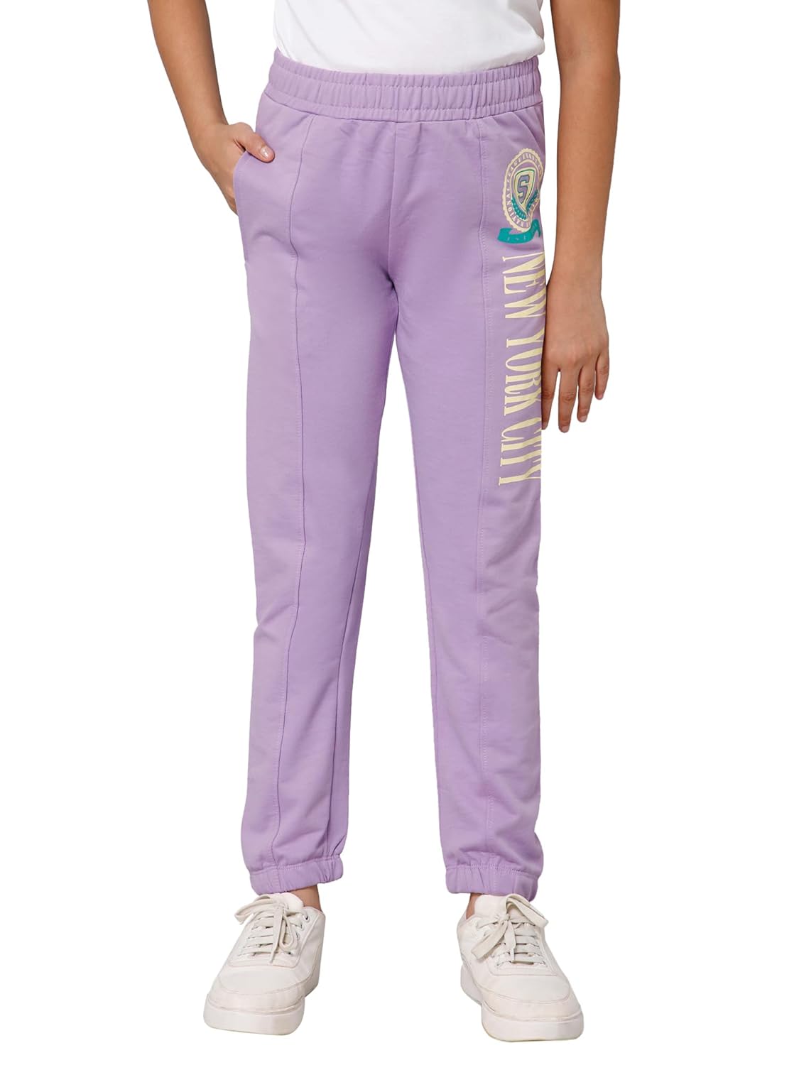 Alan Jones Clothing Solid Girls Joggers Trackpant