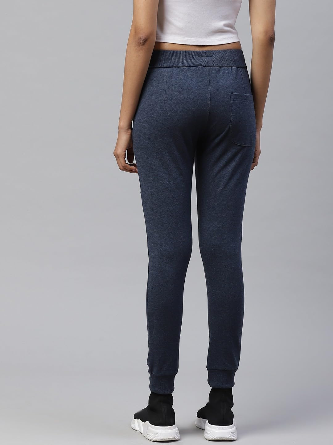 Alan Jones Clothing Women Solid Slim Fit Joggers Track Pants