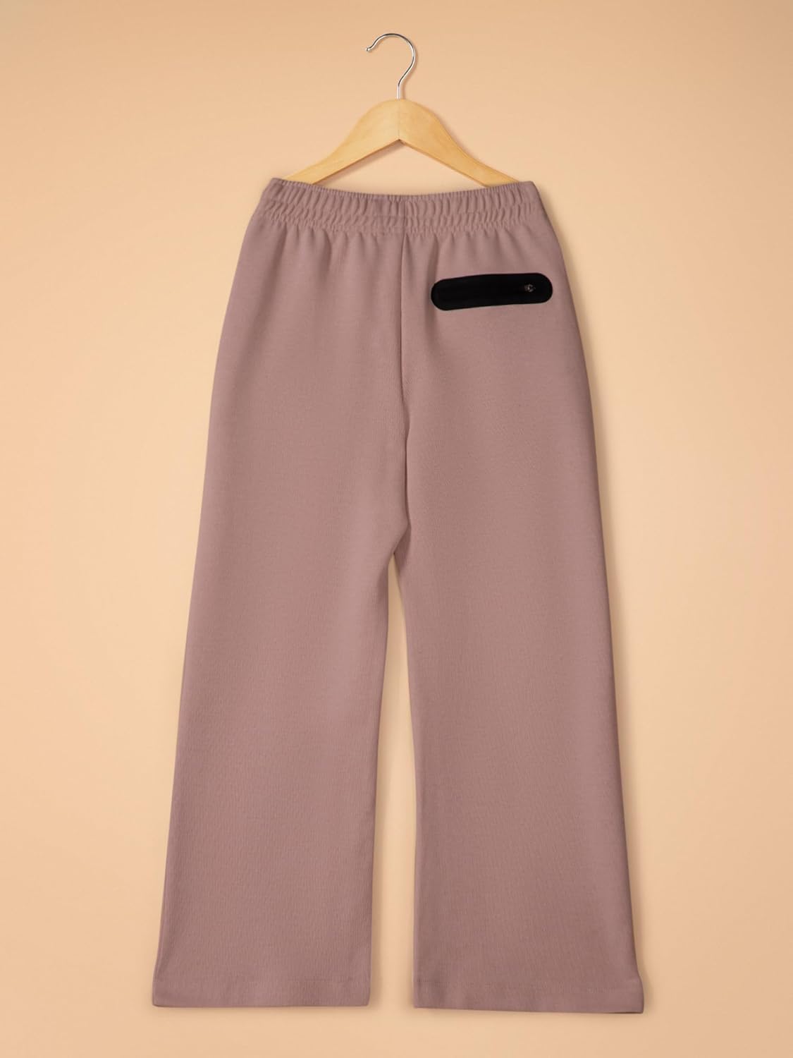 Alan Jones Clothing Solid Girls Wide Legs Trackpant