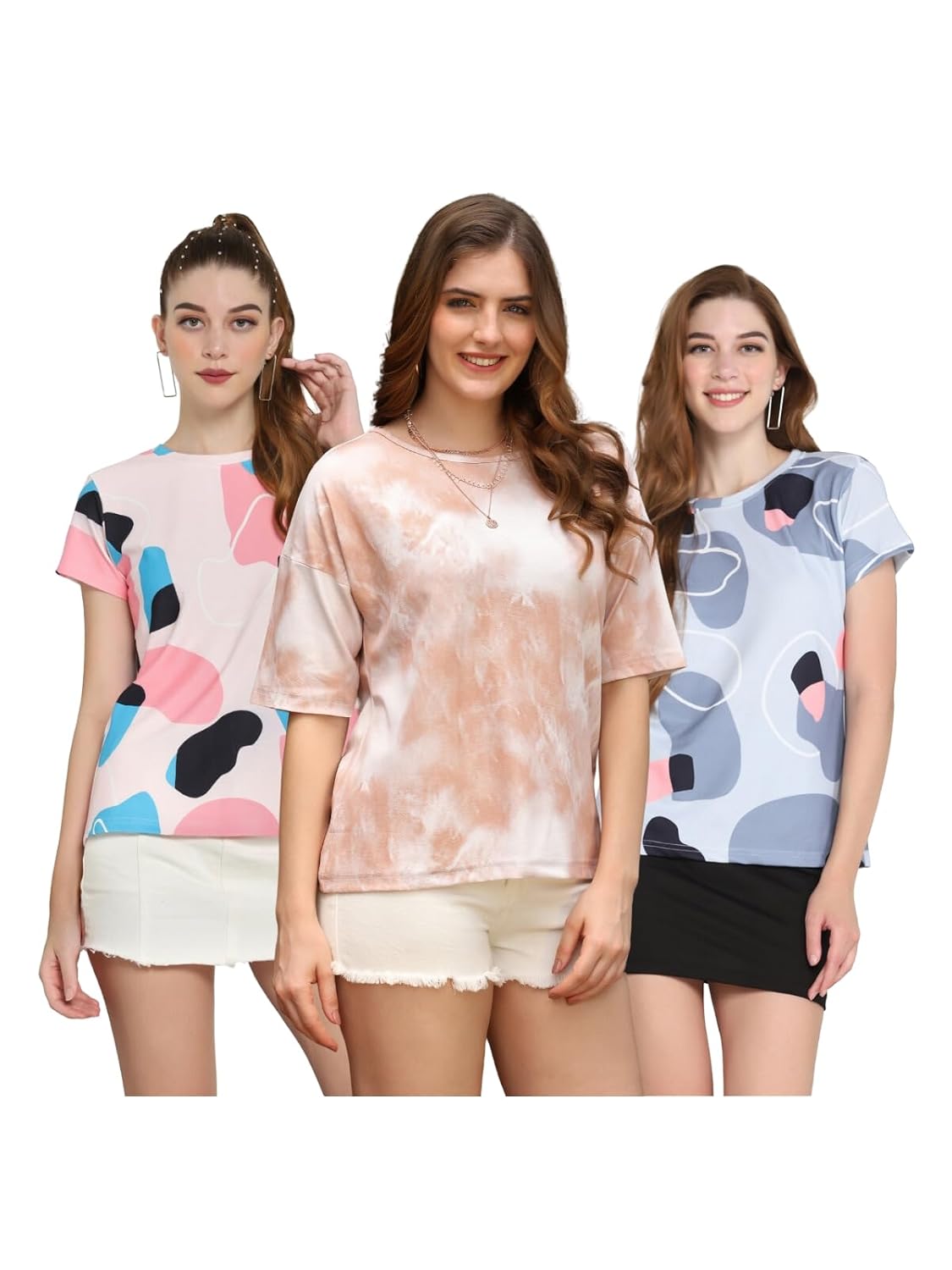GRECIILOOKS Korean Crop Formal Tops Shirt for Women Regular Fit