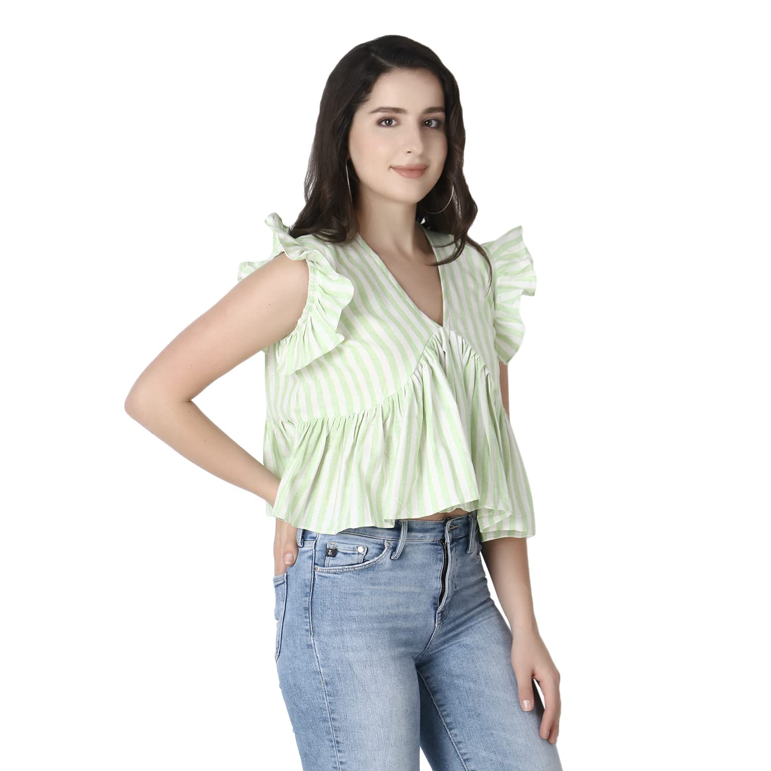 GRECIILOOKS Women's Casual Top Shirts Print T-Shirts Basic Summer Women Regular Fit Tops