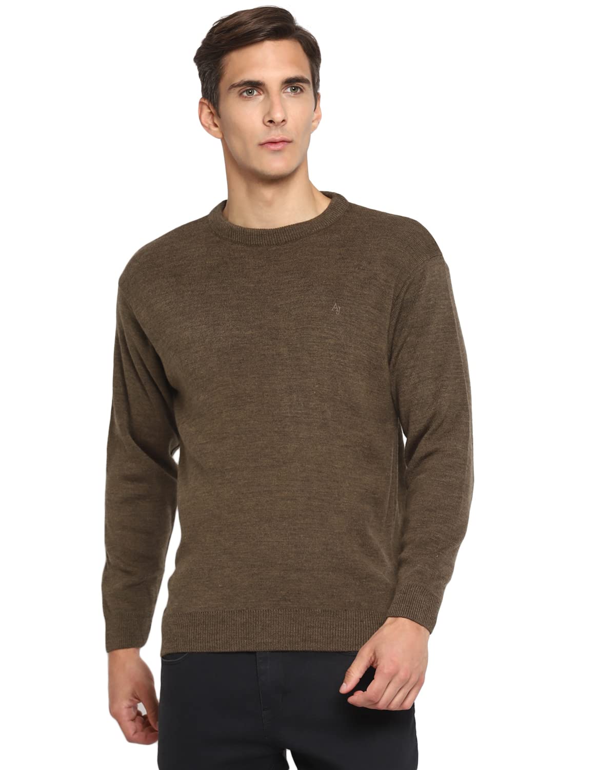 Buy Online Alan Jones Clothing Men's Acrylic Round Neck Sweater