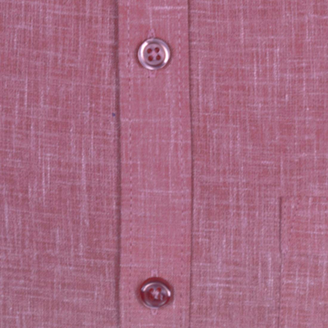 Accox Men's Cotton Linen Plain Formal Shirt (B08JGZFQP1)