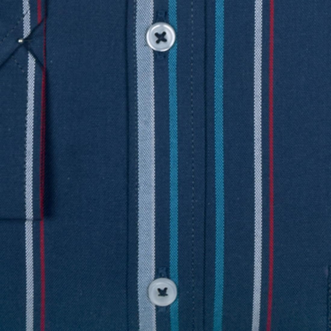 ACCOX Men's Breathable Cotton Full Long Sleeves Checkered Striped Regular Fit Formal Shirt for Men (O_GCR391)