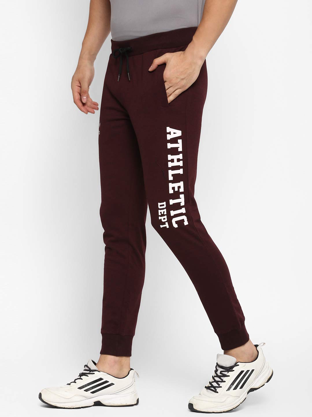 Alan Jones Clothing Men's Regular Fit Poly Cotton Track Pant