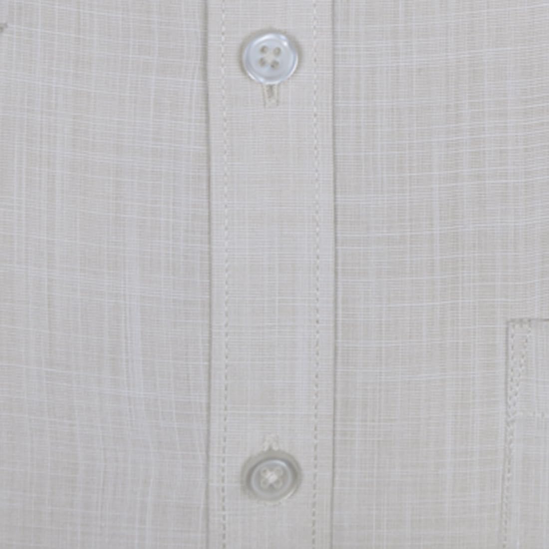 Accox Men's Cotton Linen Plain Formal Shirt (B0DJR8JPBJ)
