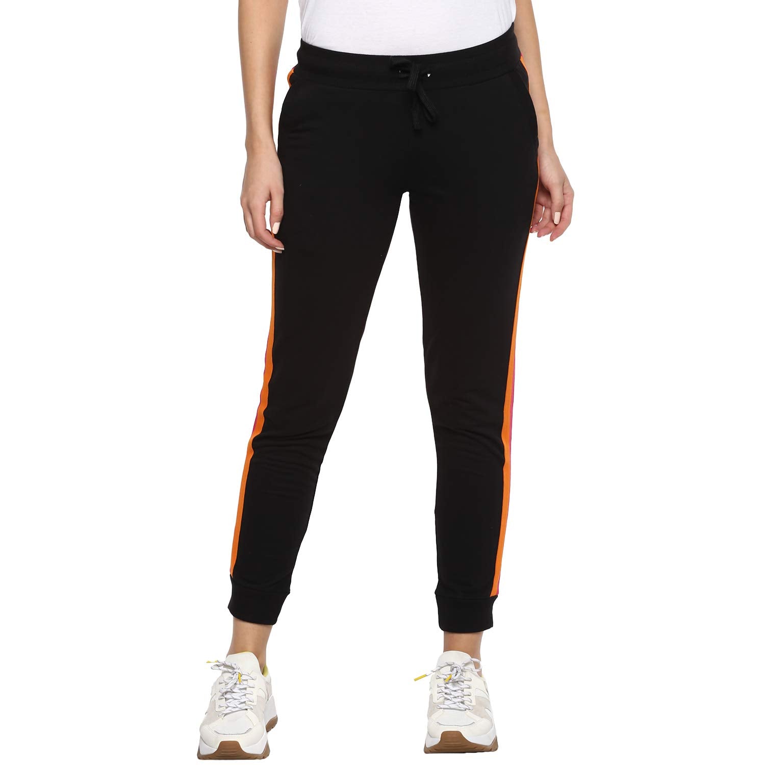 Alan Jones Clothing Women's Side tape Joggers Track Pants