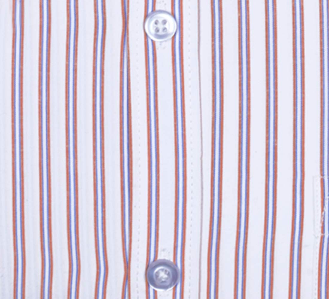 Accox Men's Cotton Striped Formal Shirt (B08Z8FW59N)