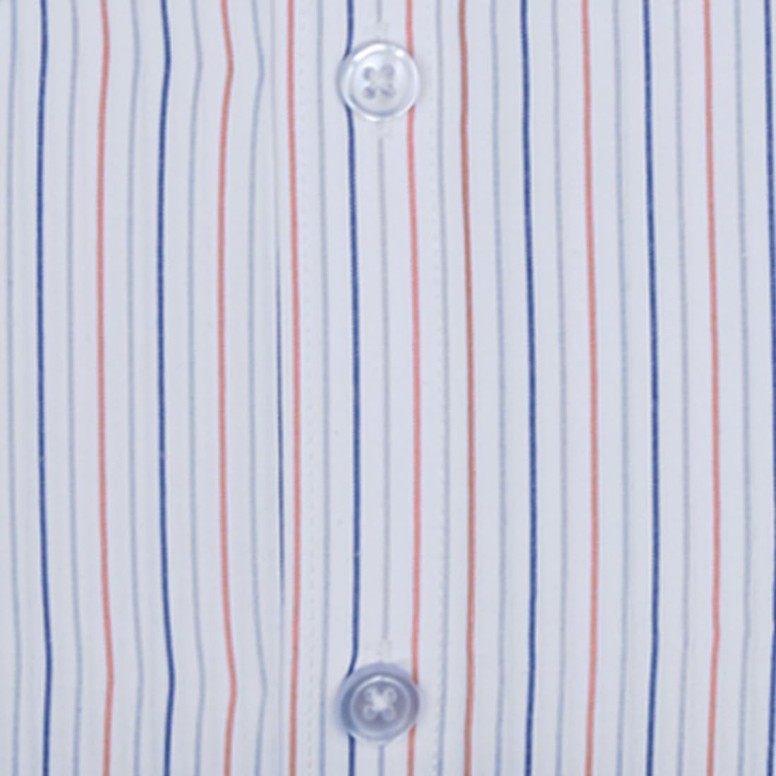 ACCOX Premium Breathable Cotton Half Sleeves Striped Checkered 3 Line Orange Blue Formal Regular Fit Shirt for Men (S_GCR02)