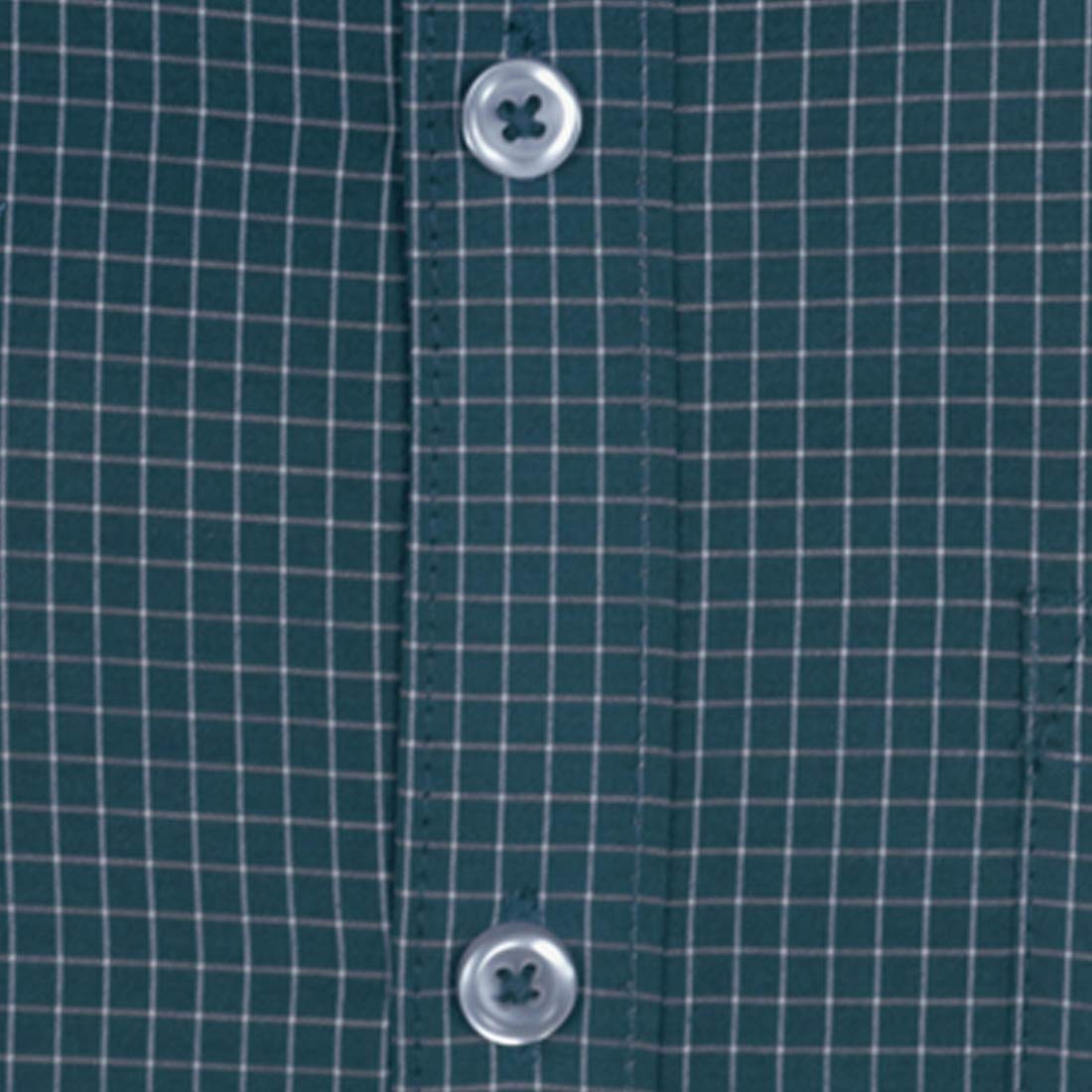 Accox Men's Cotton Checkered Formal Shirt (B08HYYWX93)