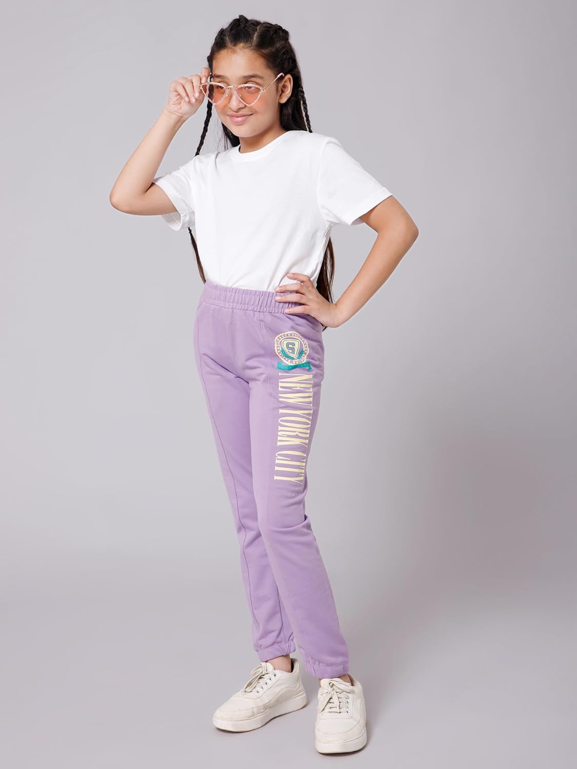 Alan Jones Clothing Solid Girls Joggers Trackpant