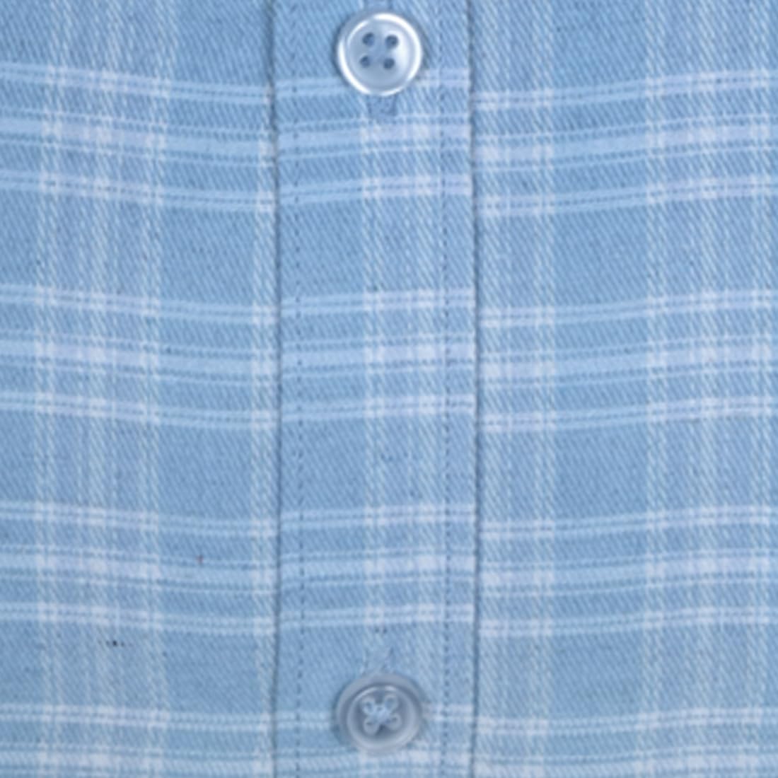 Accox Men's Cotton Checkered Formal Shirt (B0D7Z91V32)