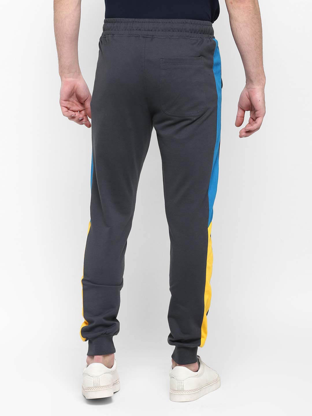 Alan Jones Clothing Men's Solid Slim Joggers Track Pants