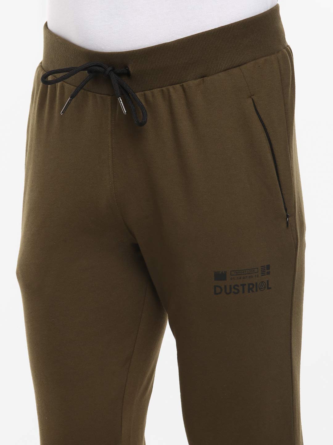 Alan Jones Clothing Men's Solid Slim Joggers Track Pants