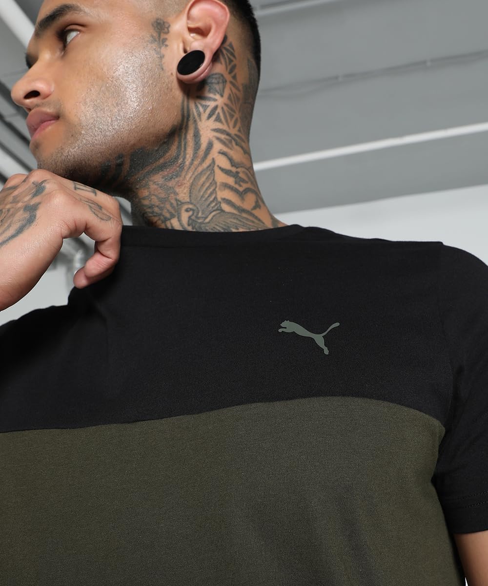 Puma Men's Printed Slim Fit T-Shirt