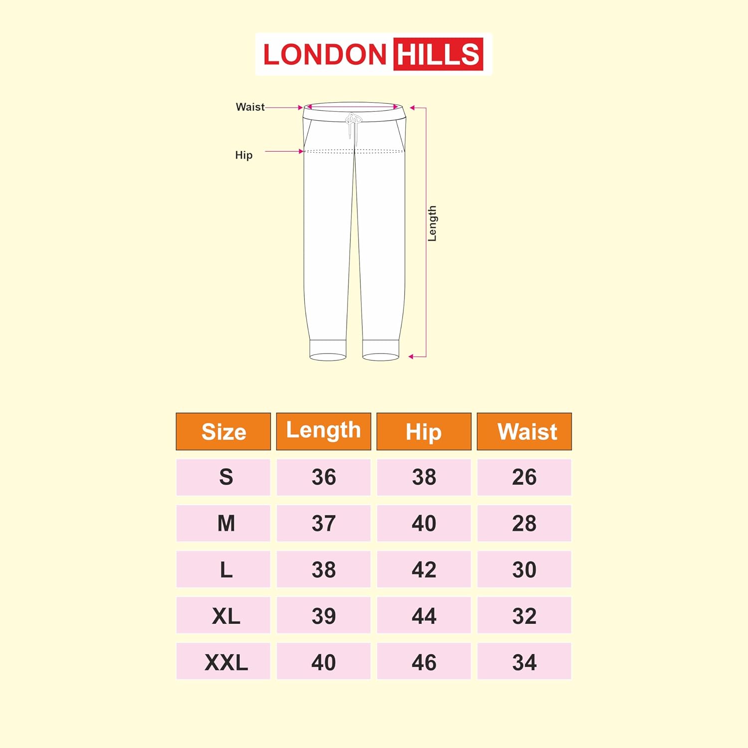 London Hills Women Track Pant Joggers for Women's Regular Fit Joggers