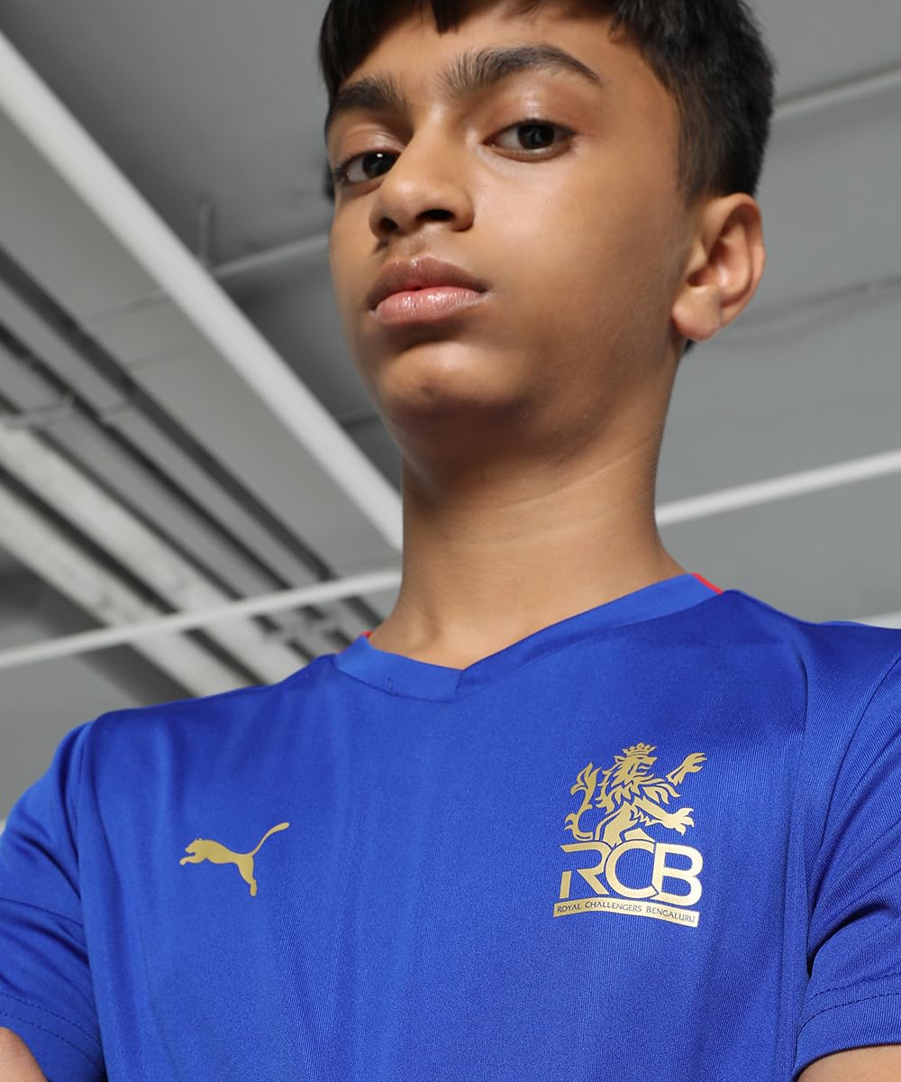Puma Kids Ipl 2024 Rcb Regular Fit Jersey