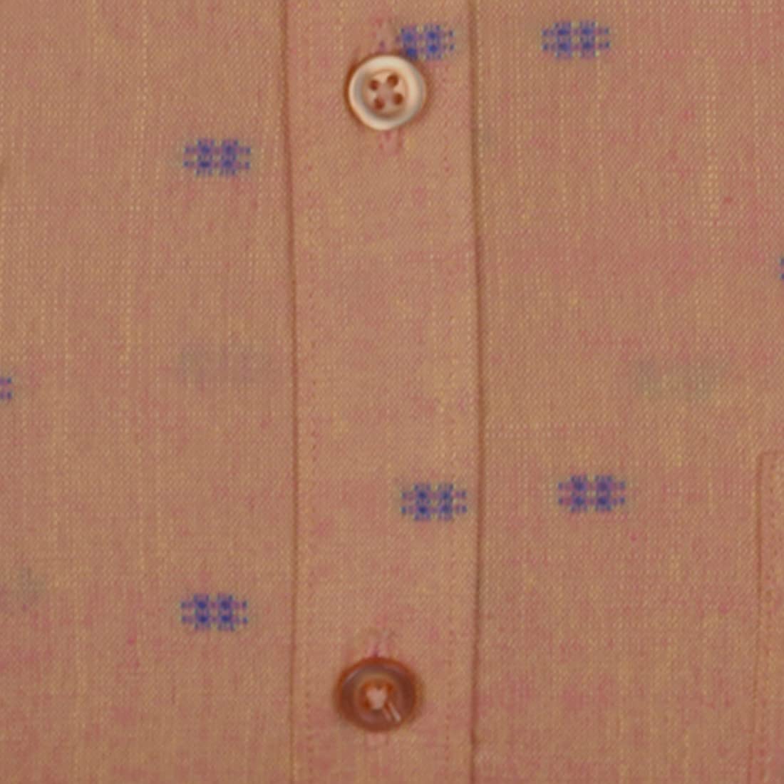 Accox Men's Cotton Linen Printed Formal Shirt (B098F7HDKP)