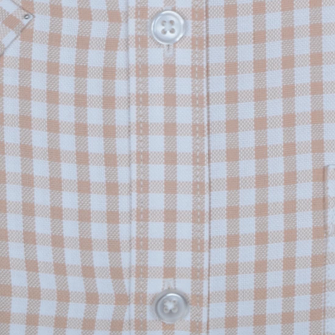 Accox Men's Cotton Checkered Formal Shirt (B0CX2573D4)