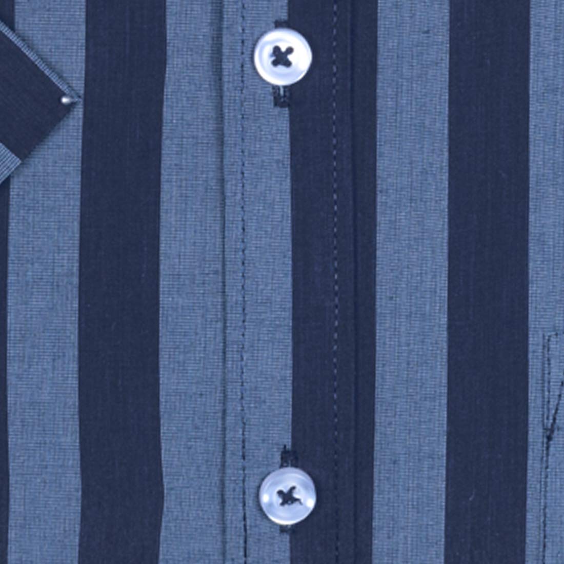 Accox Men's Cotton Striped Formal Shirt (B0D7VSGLNN)