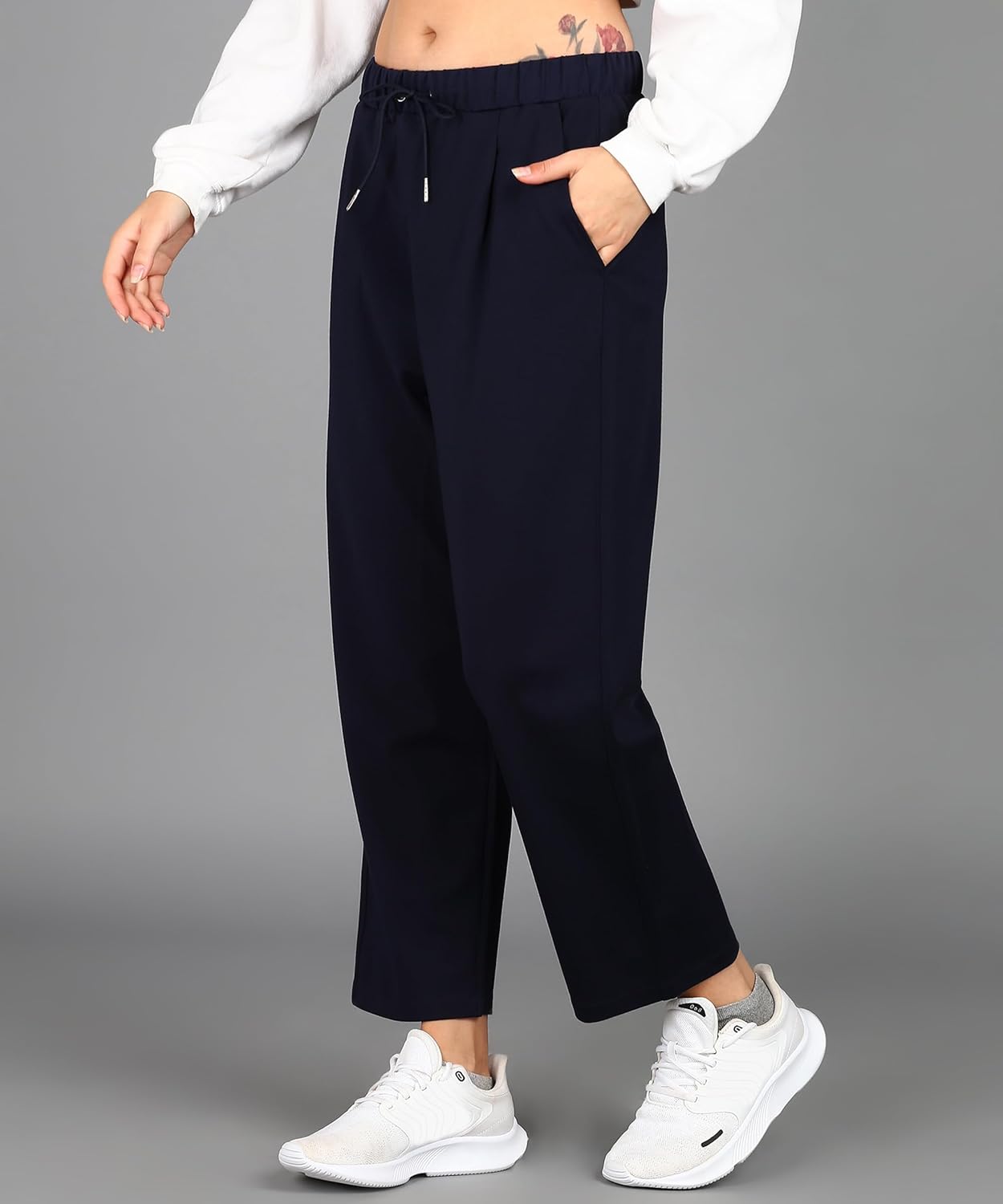 Alan Jones Clothing Women Dry Sweat Tucked Tapered Pants