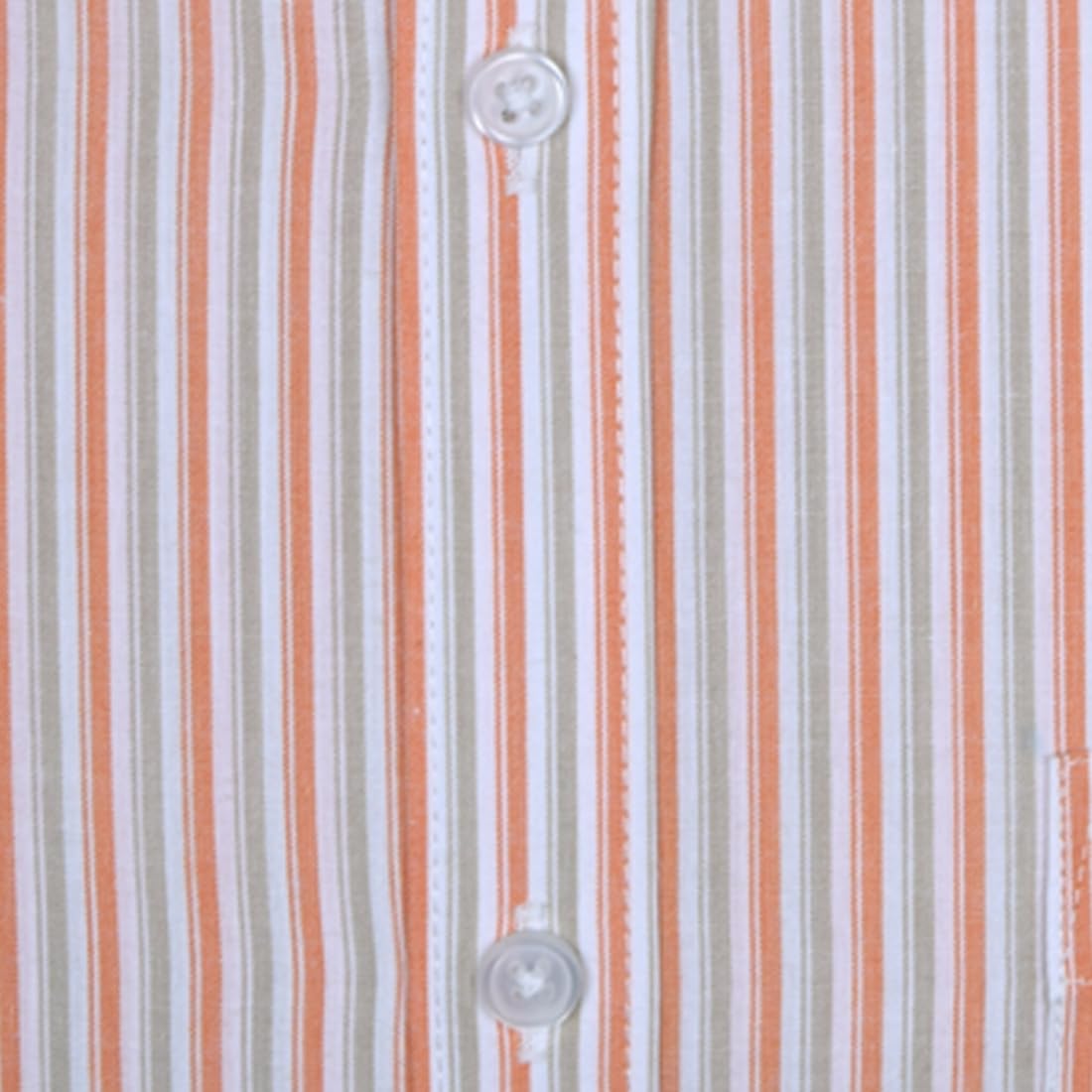 ACCOX Men's Breathable Cotton Half Sleeves Striped Regular Fit Formal Shirt for Men (O_GCR408)