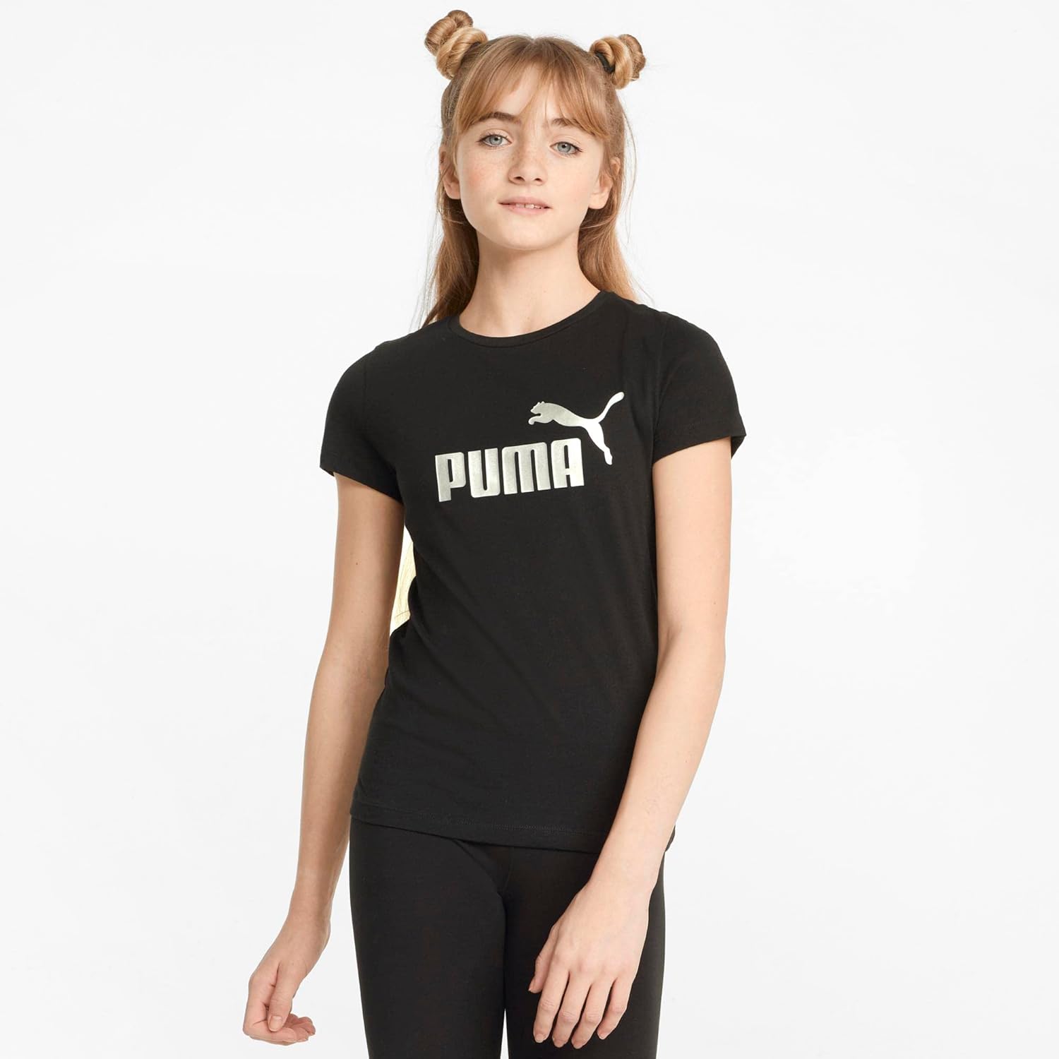 Puma Girl's Regular Fit T Shirt