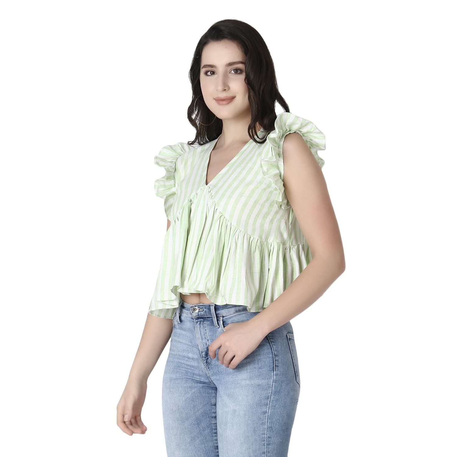 GRECIILOOKS Women's Casual Top Shirts Print T-Shirts Basic Summer Women Regular Fit Tops