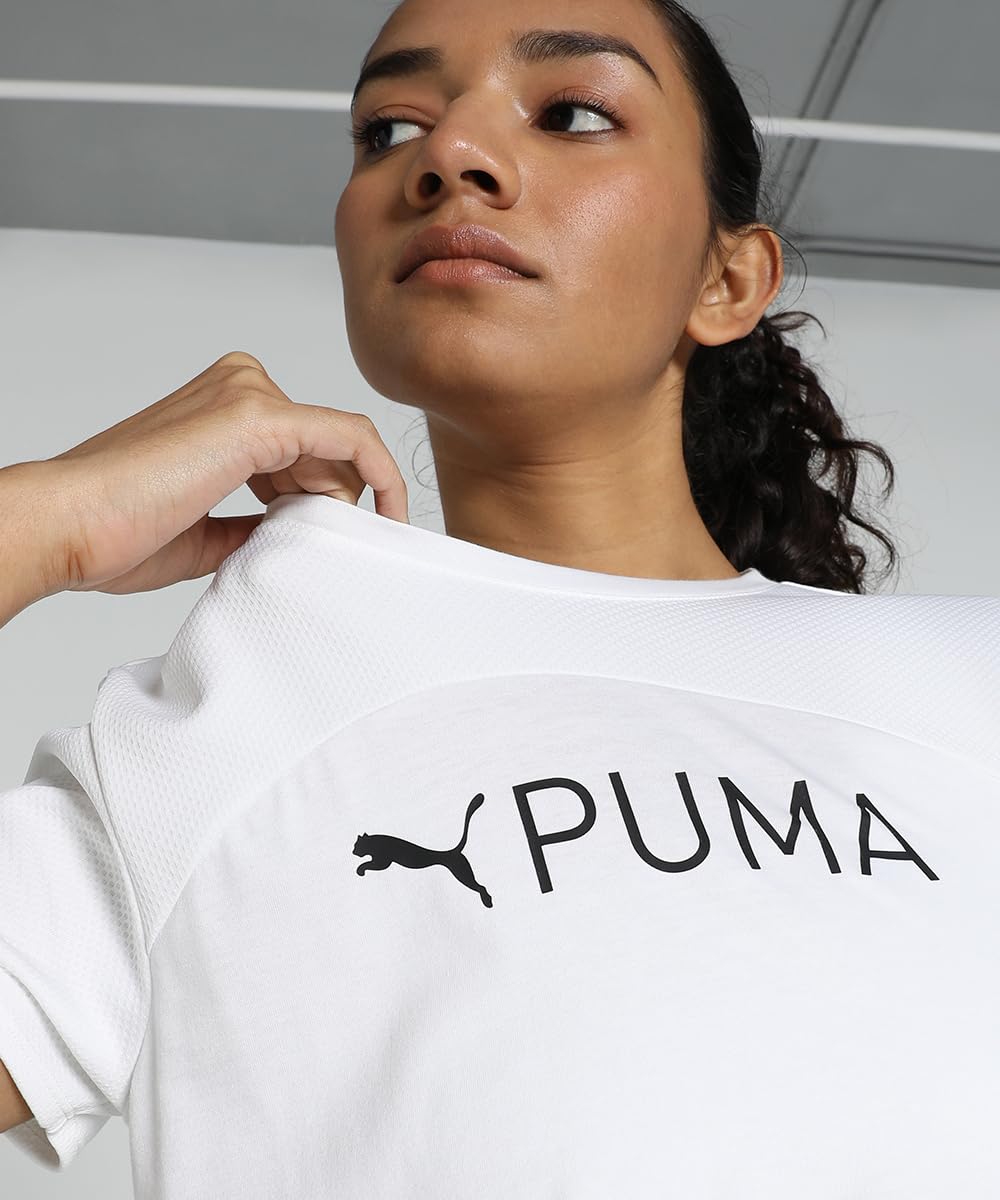 Puma Women's Printed Regular Fit T-Shirt
