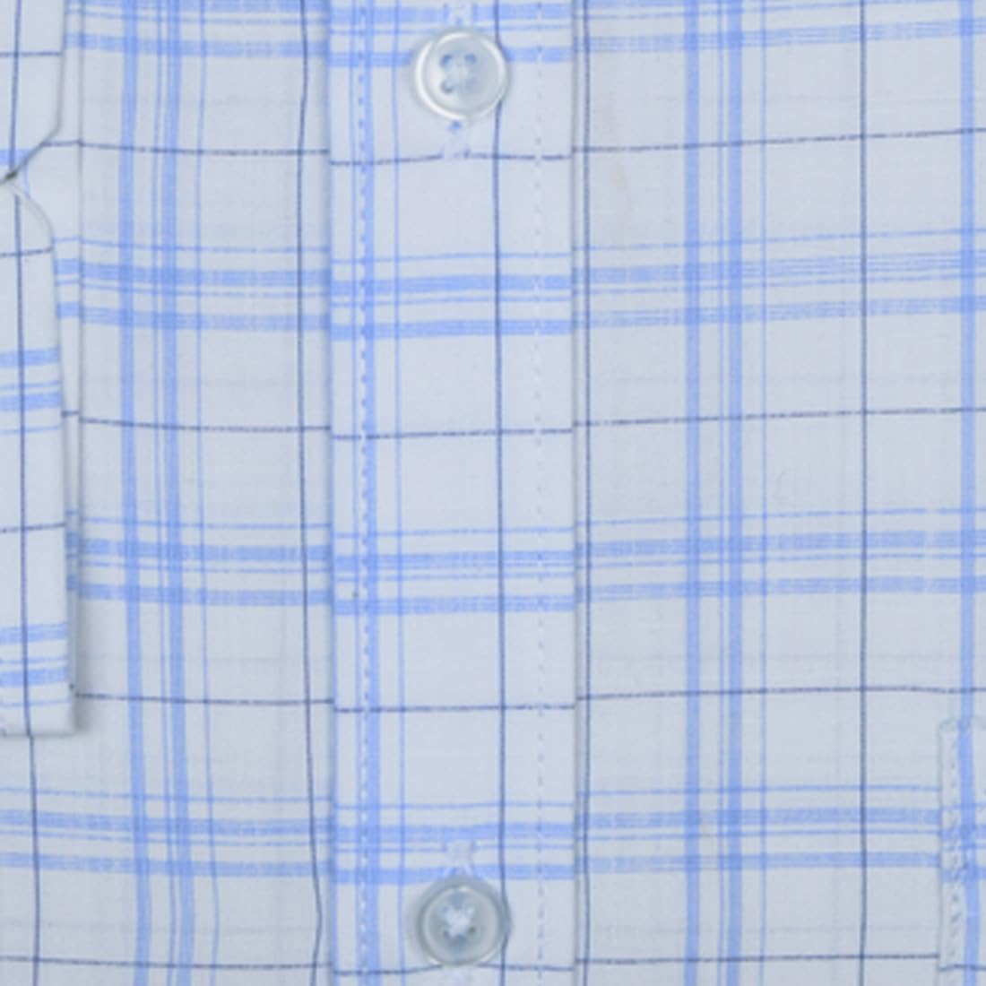 ACCOX Men's Breathable Cotton Full Long Sleeves Checkered Regular Fit Formal Shirt for Men (O_GCR396)