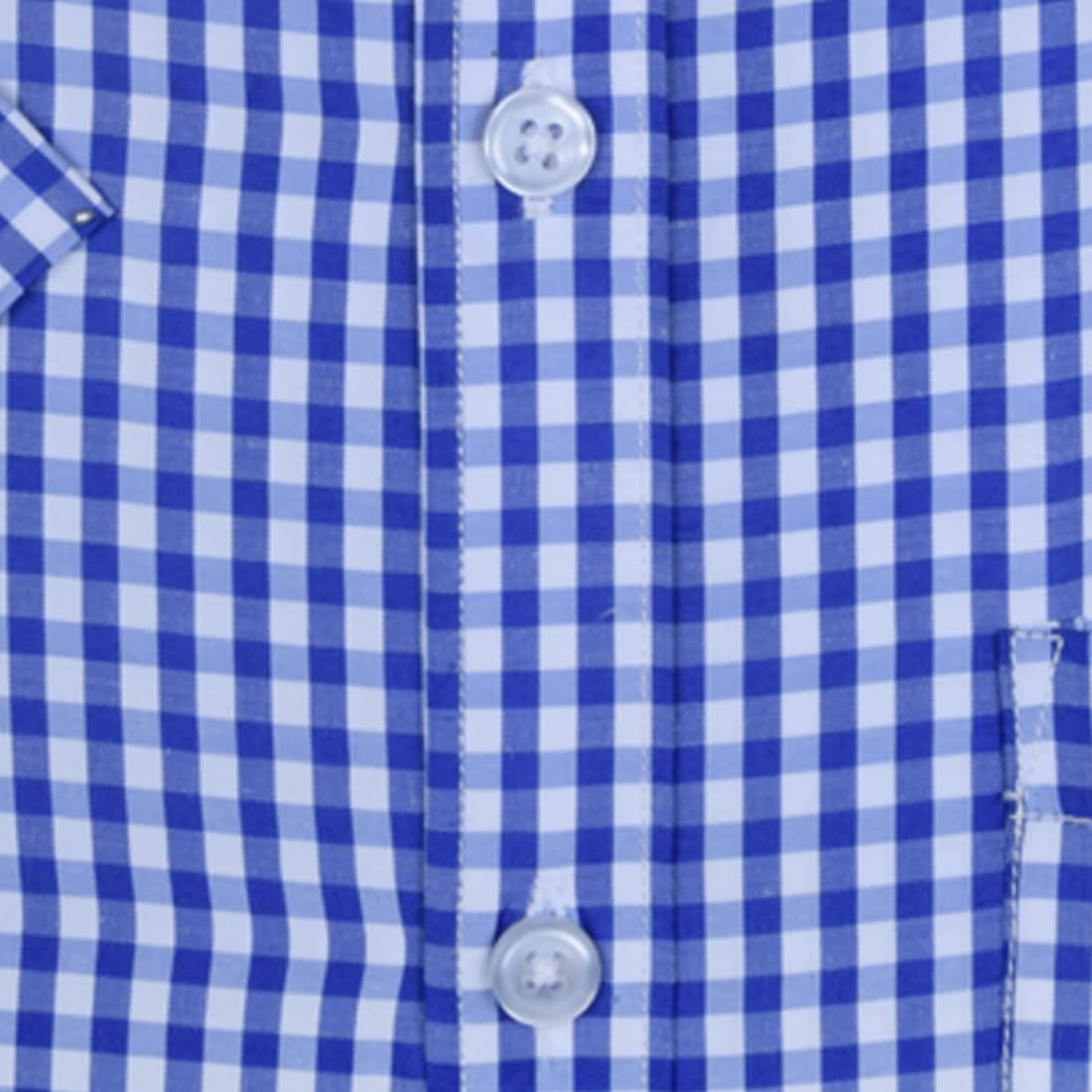Accox Men's Cotton Checkered Formal Shirt (B0D1GHZJF3)