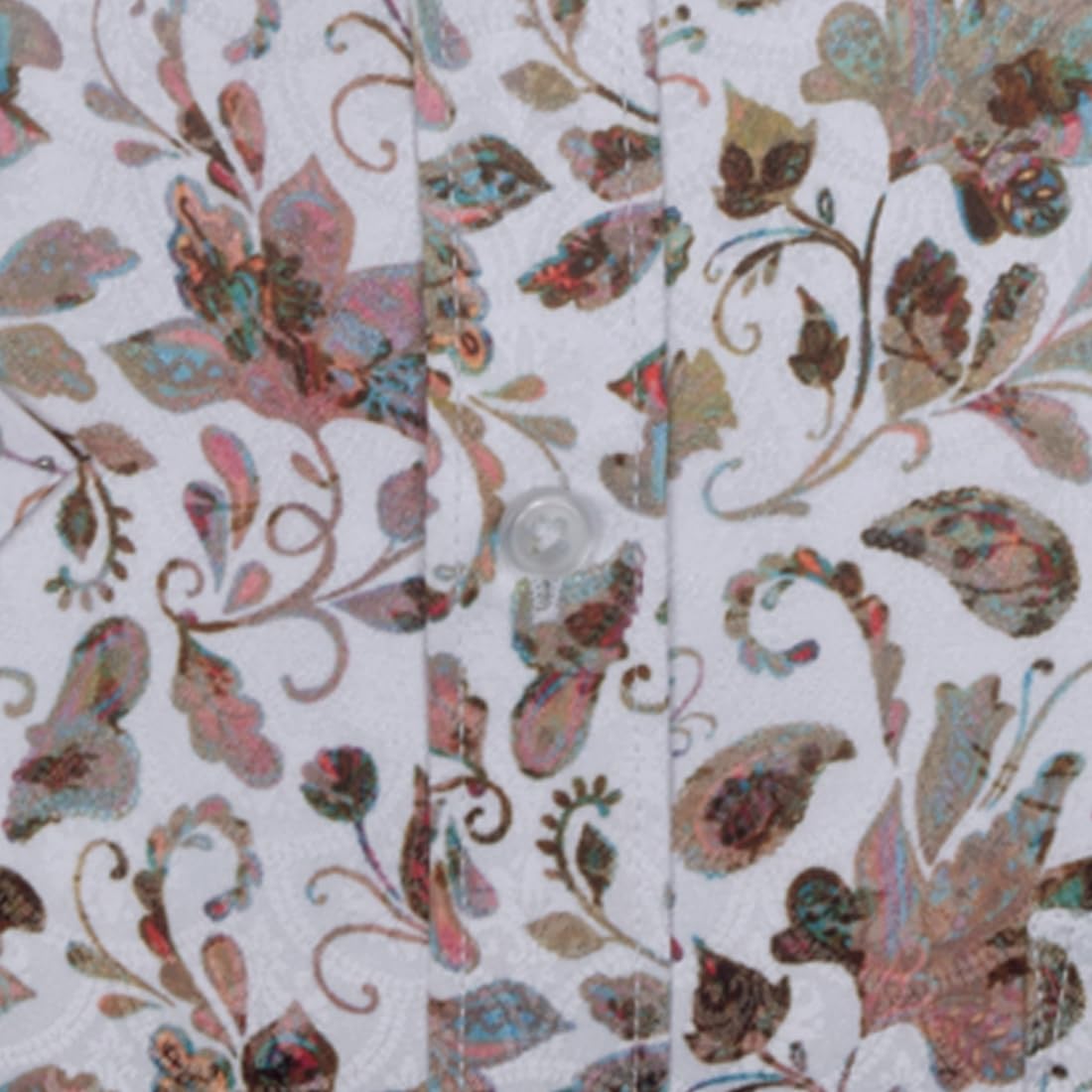 ACCOX Men's Breathable Plus Size Cotton Half Sleeves Regular Fit Printed Formal Shirt for Men (O_GCR357)