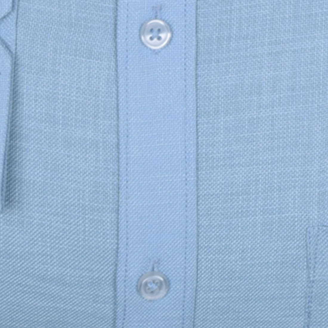 ACCOX Men's Breathable Cotton Linen Full Sleeves Regular Fit Plain Formal Shirt for Men (S_GCR370)