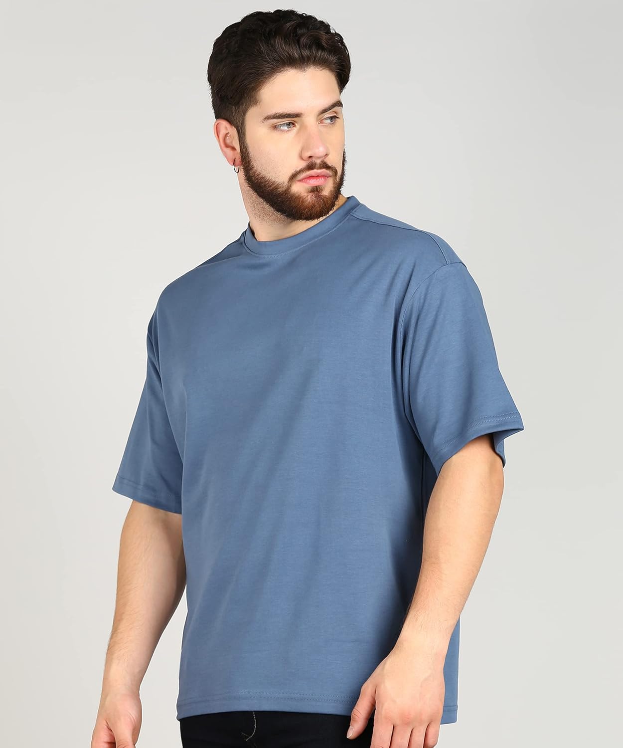 Alan Jones Clothing Men's Printed Premium Heavy Gauge Cotton Oversized T-Shirt-2