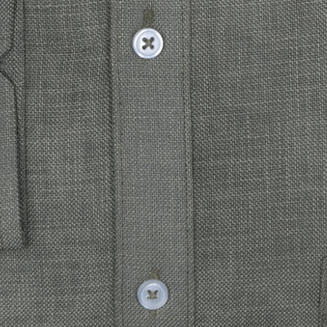 ACCOX Men's Breathable Cotton Linen Full Sleeves Regular Fit Plain Formal Shirt for Men (S_GCR374)