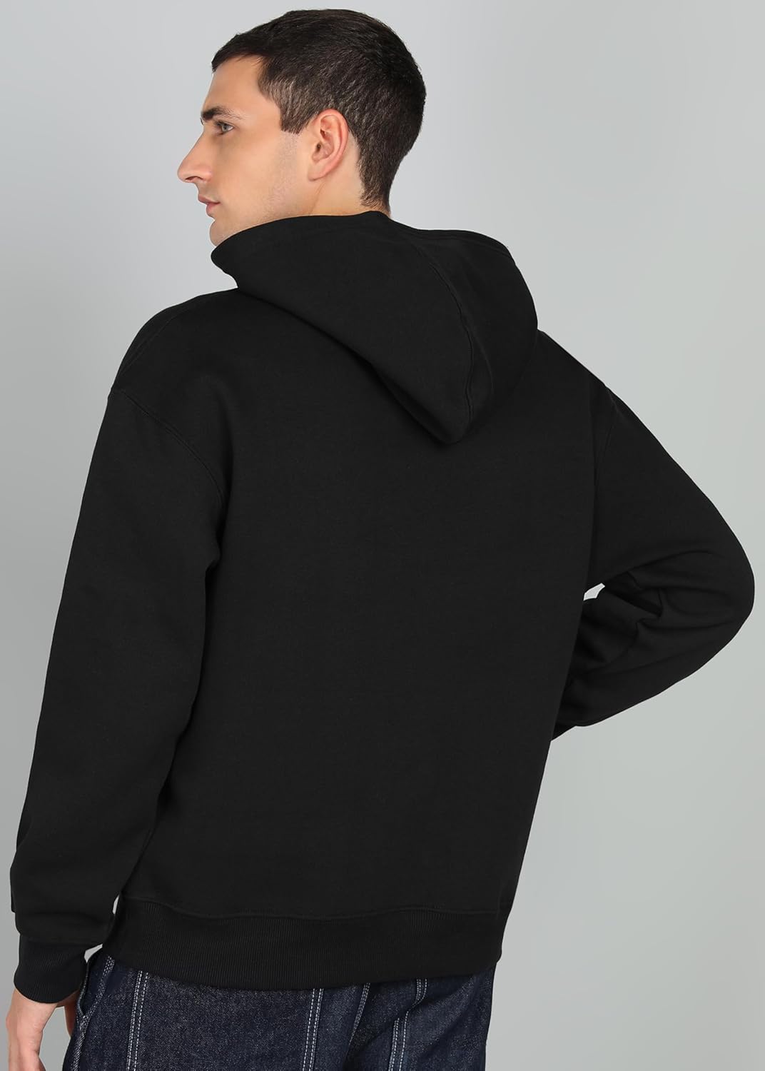 Alan Jones Clothing Cotton Blend Abstract Print Men's Oversize Hoodies