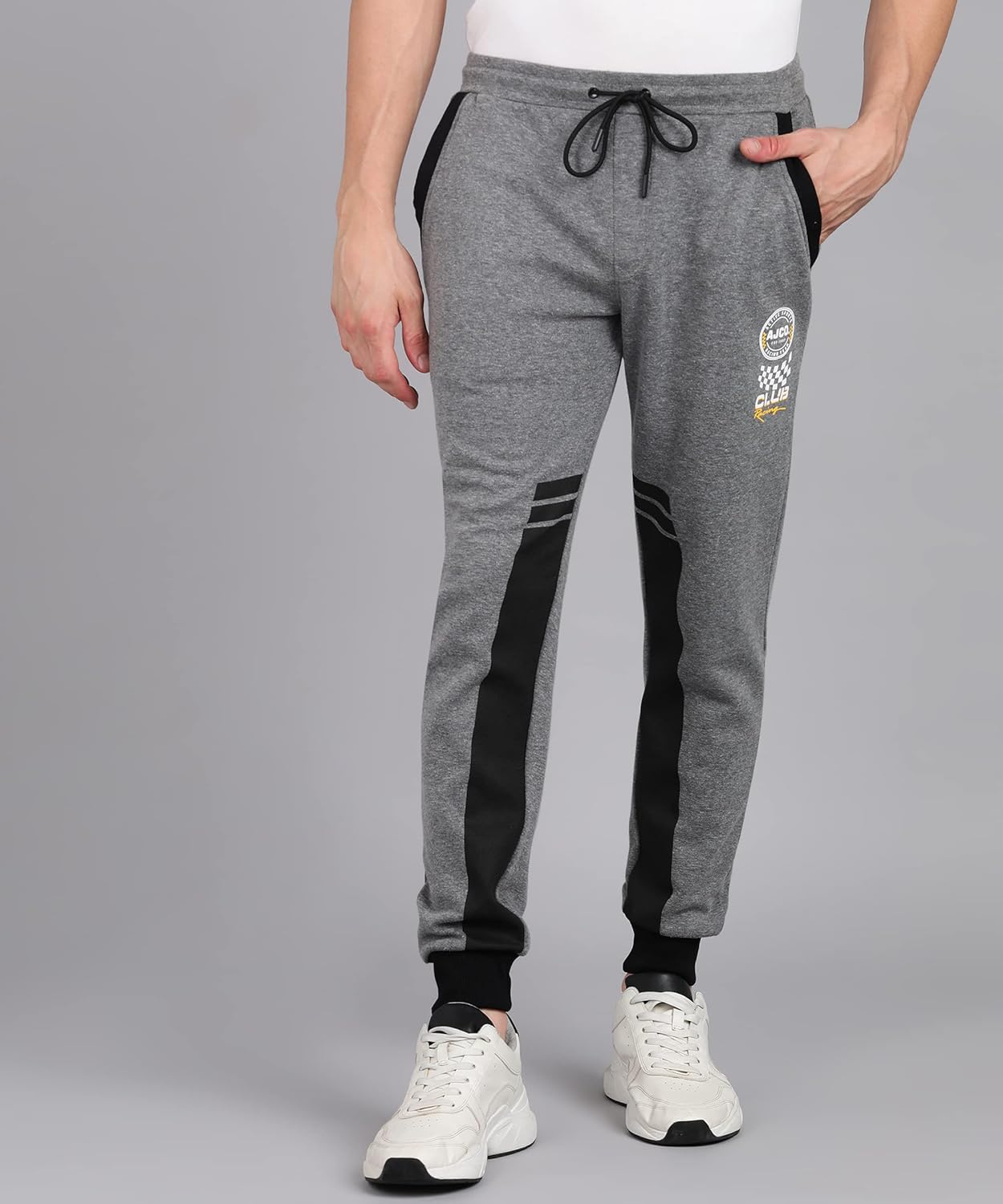 Alan Jones Clothing Men's Printed Cotton Joggers Track Pant-2