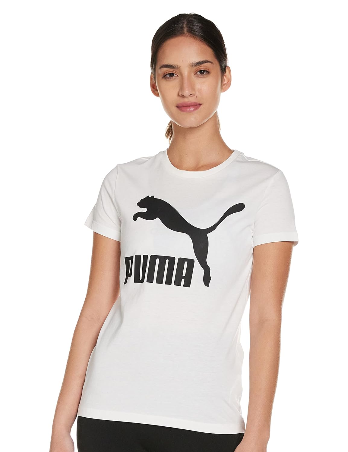 Puma Womens Regular Cotton Classics Logo Tee