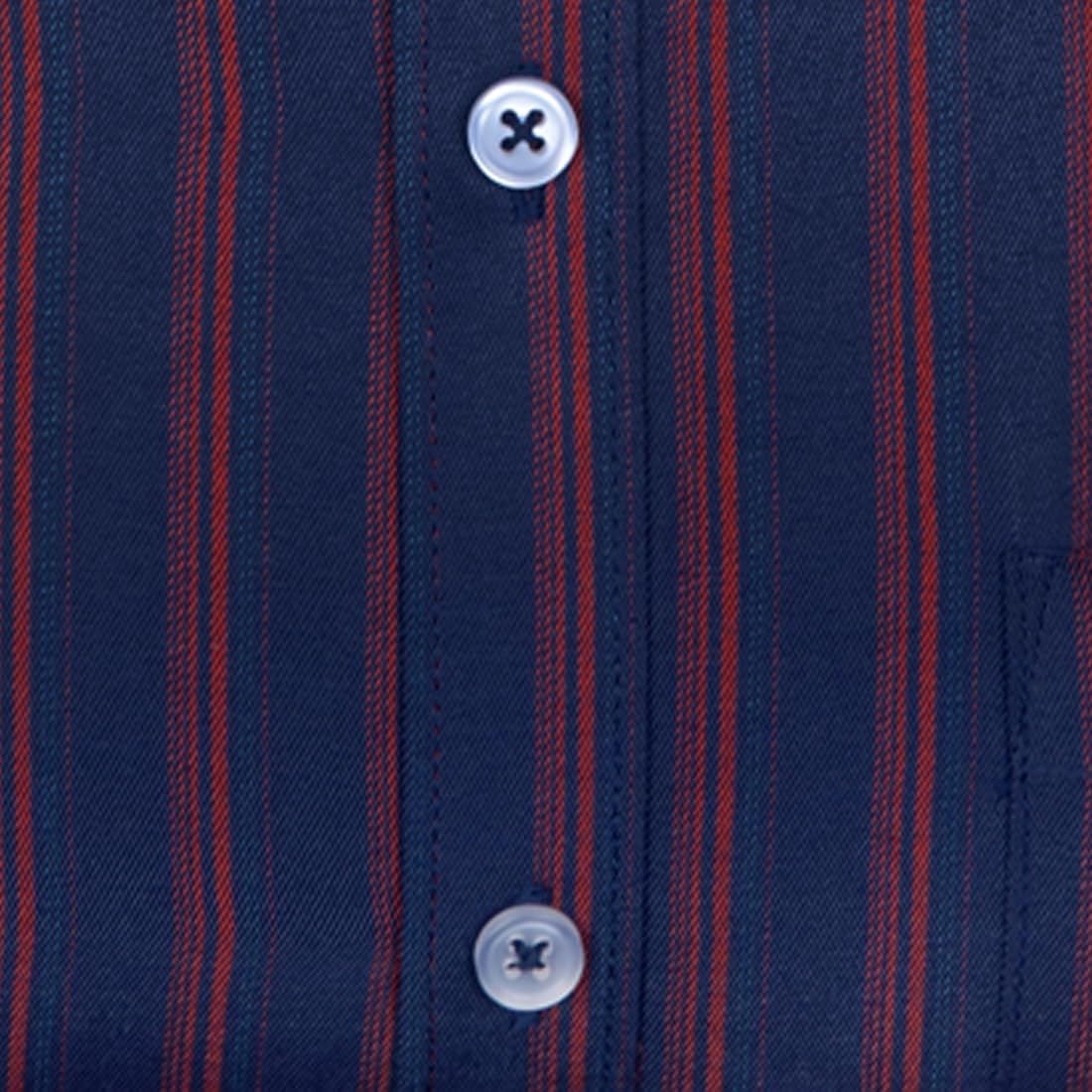 Accox Men's Cotton Striped Formal Shirt (B0C8J2LBKM)