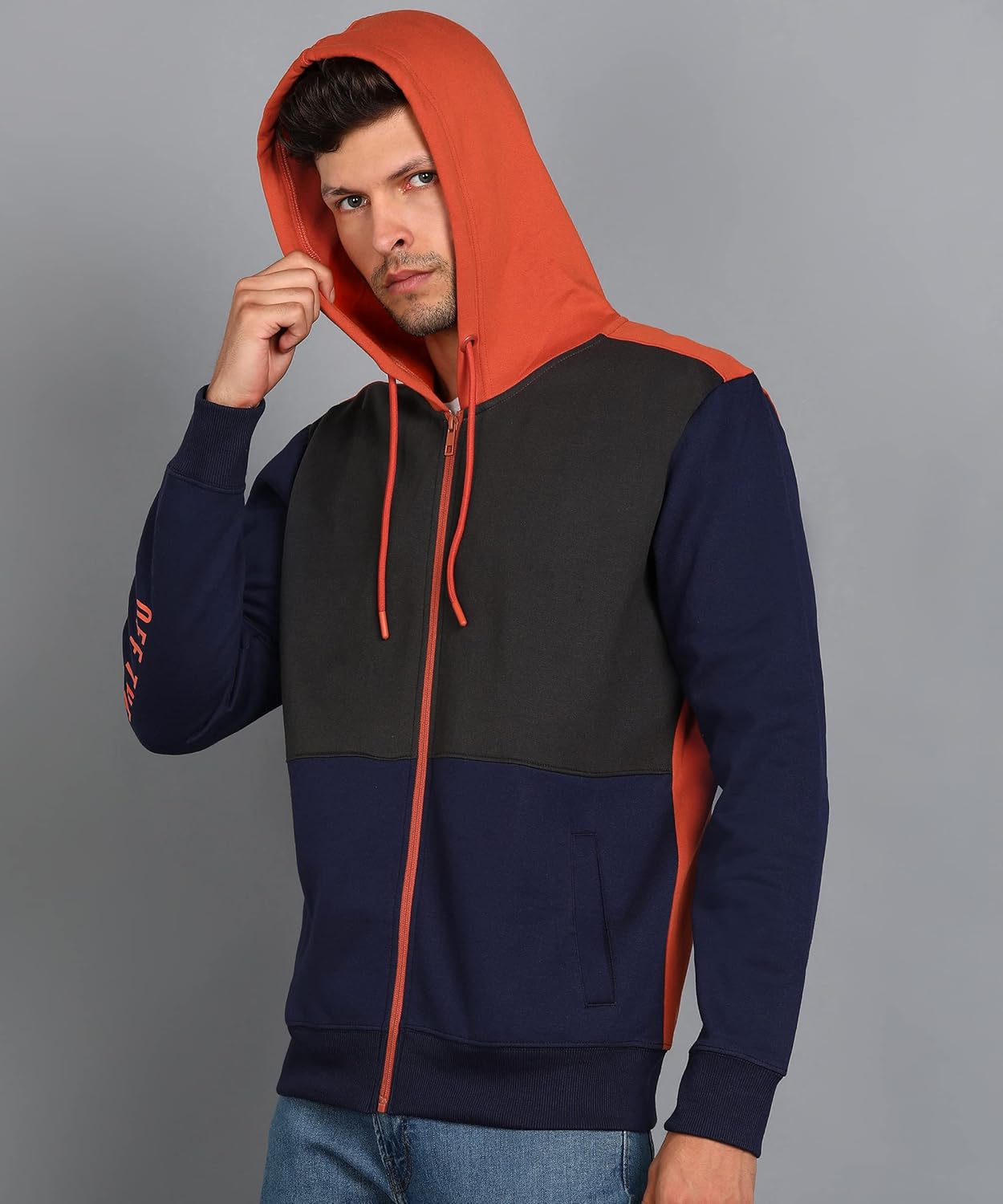 Alan Jones Clothing Men's Cotton Blend Hooded Neck Hoodies