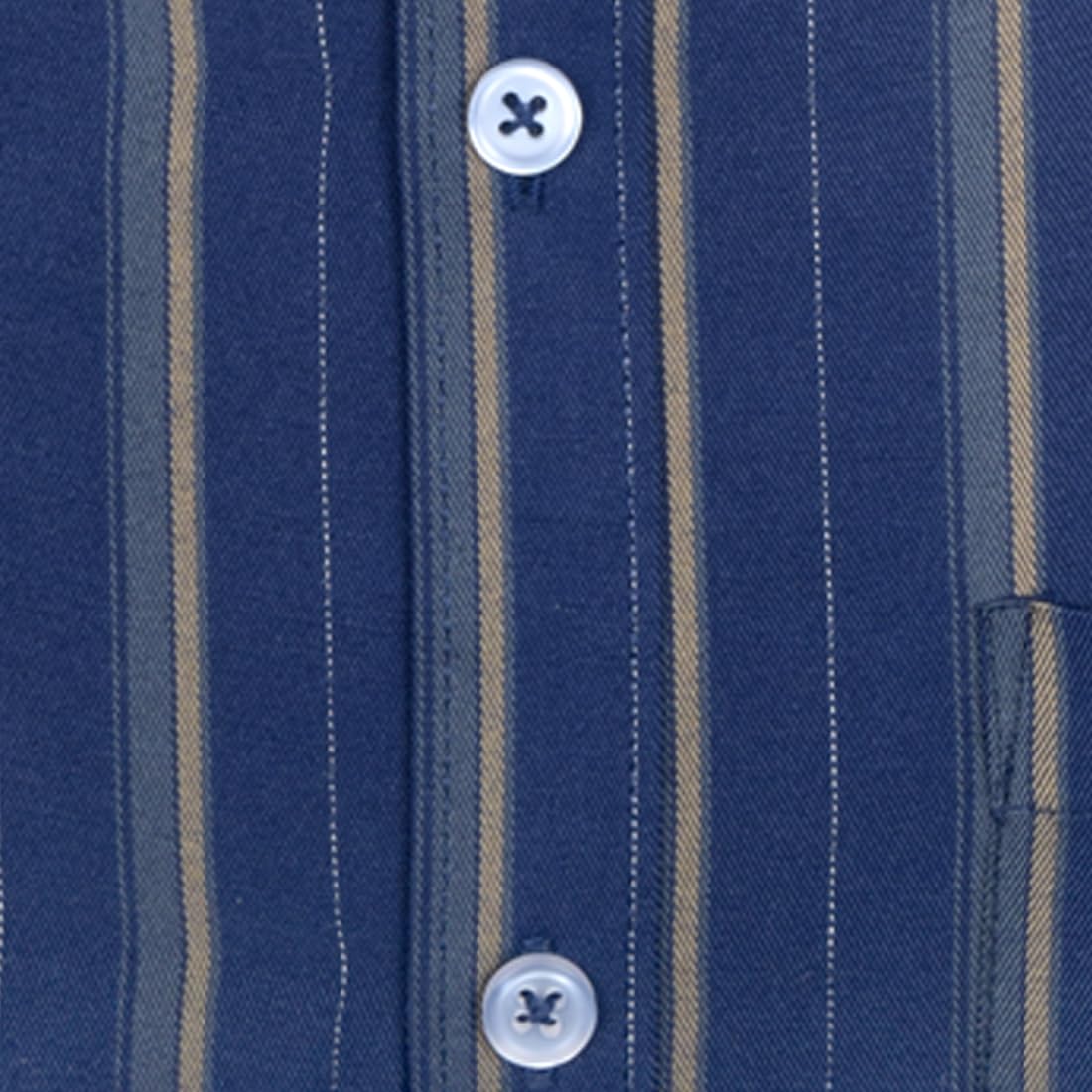 Accox Men's Cotton Striped Formal Shirt (B0C8J1ZBC7)