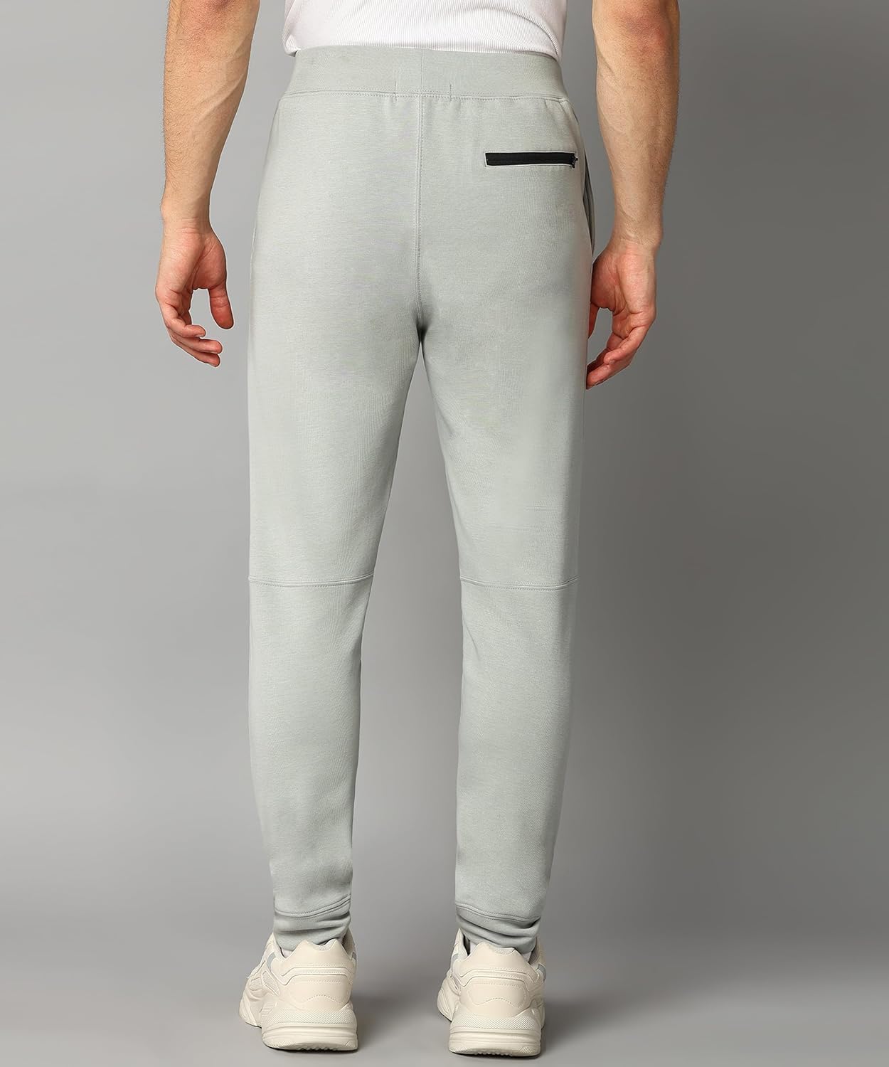 Alan Jones Clothing Men's Stretchable Solid Cotton Trackpant-4