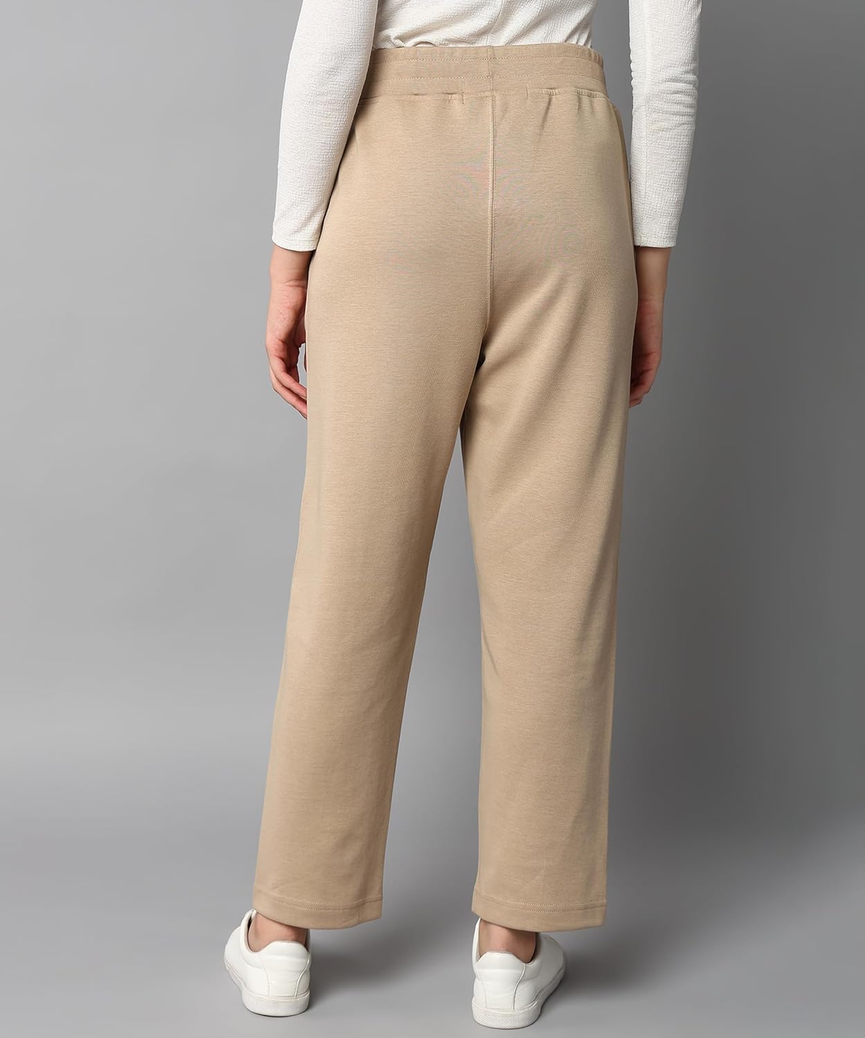 Alan Jones Clothing Women Solid Stretch Staight Pants