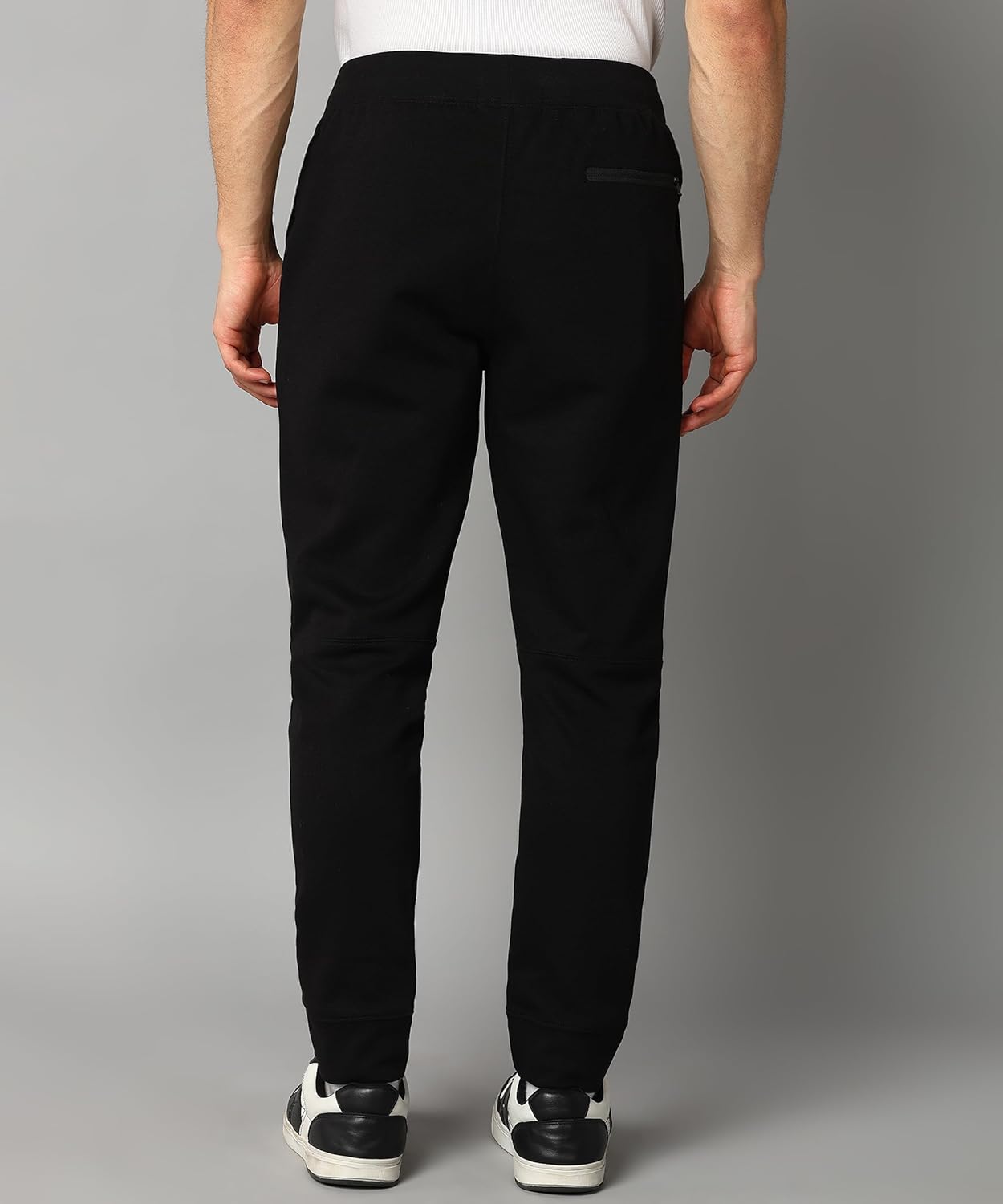 Alan Jones Clothing Men's Stretchable Solid Cotton Trackpant