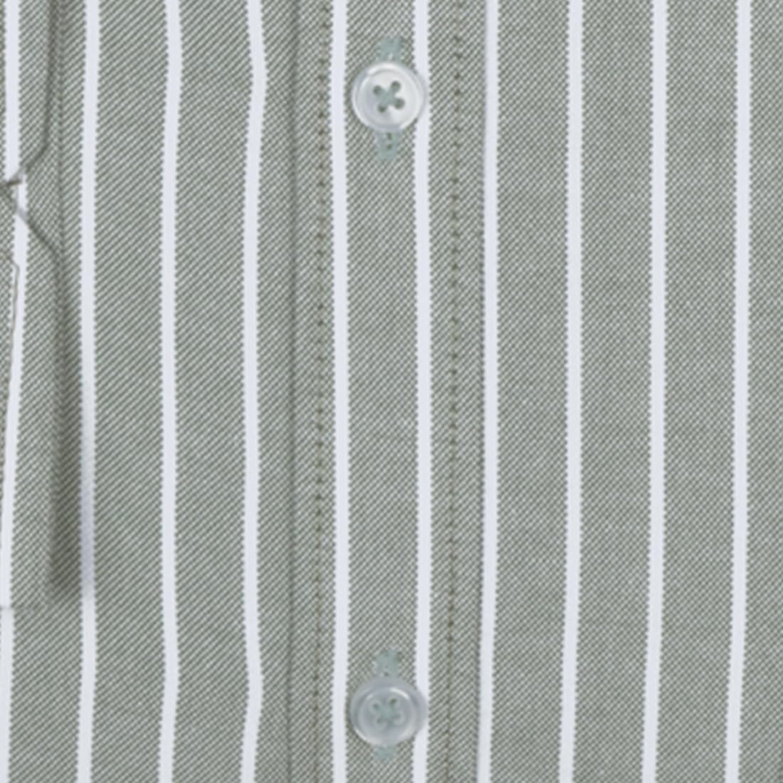 ACCOX Men's Breathable Cotton Full Long Sleeves Striped Regular Fit Formal Shirt for Men (O_GCR383)