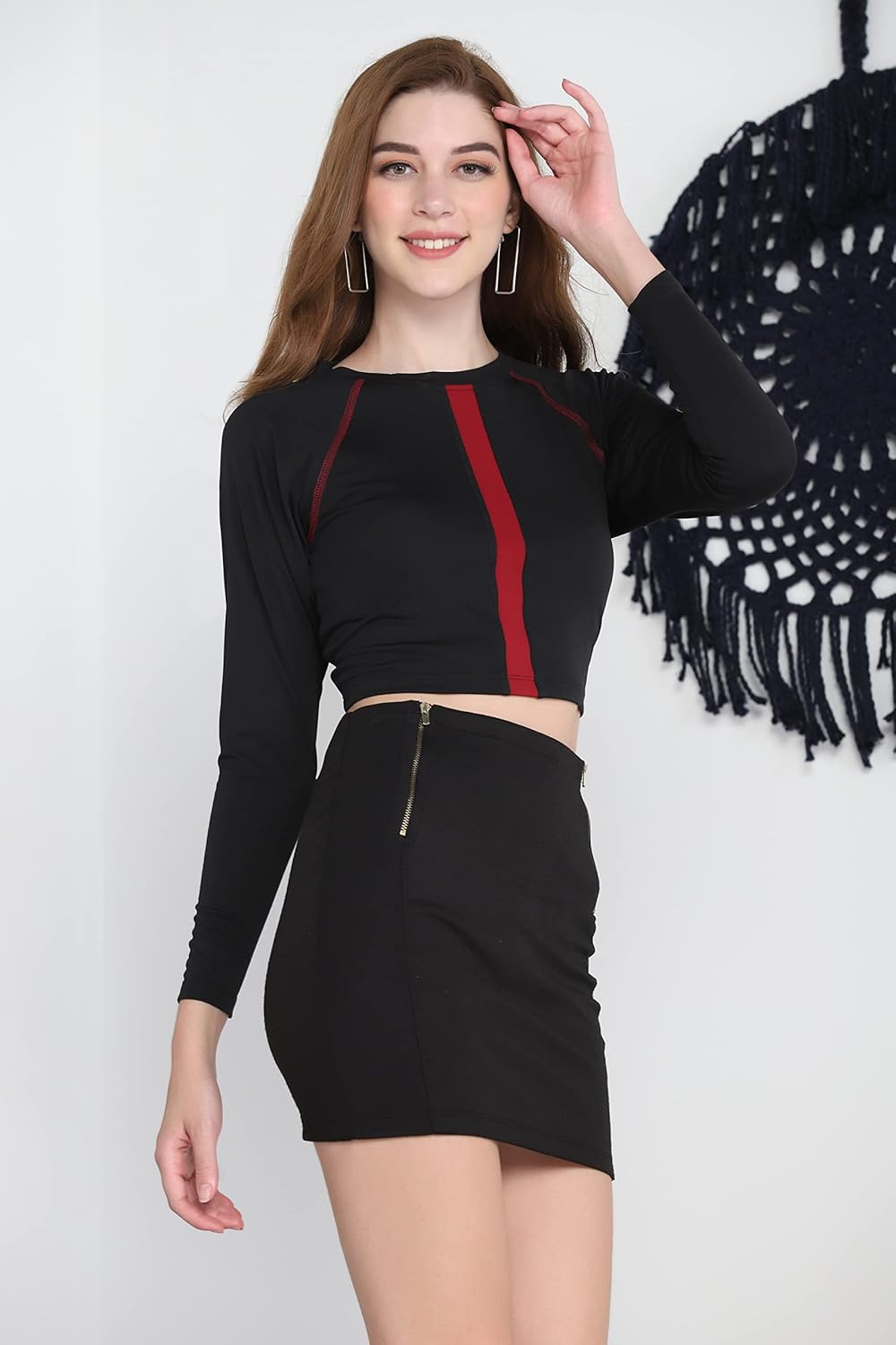 GRECIILOOKS Women's Floral Regular Fit Top