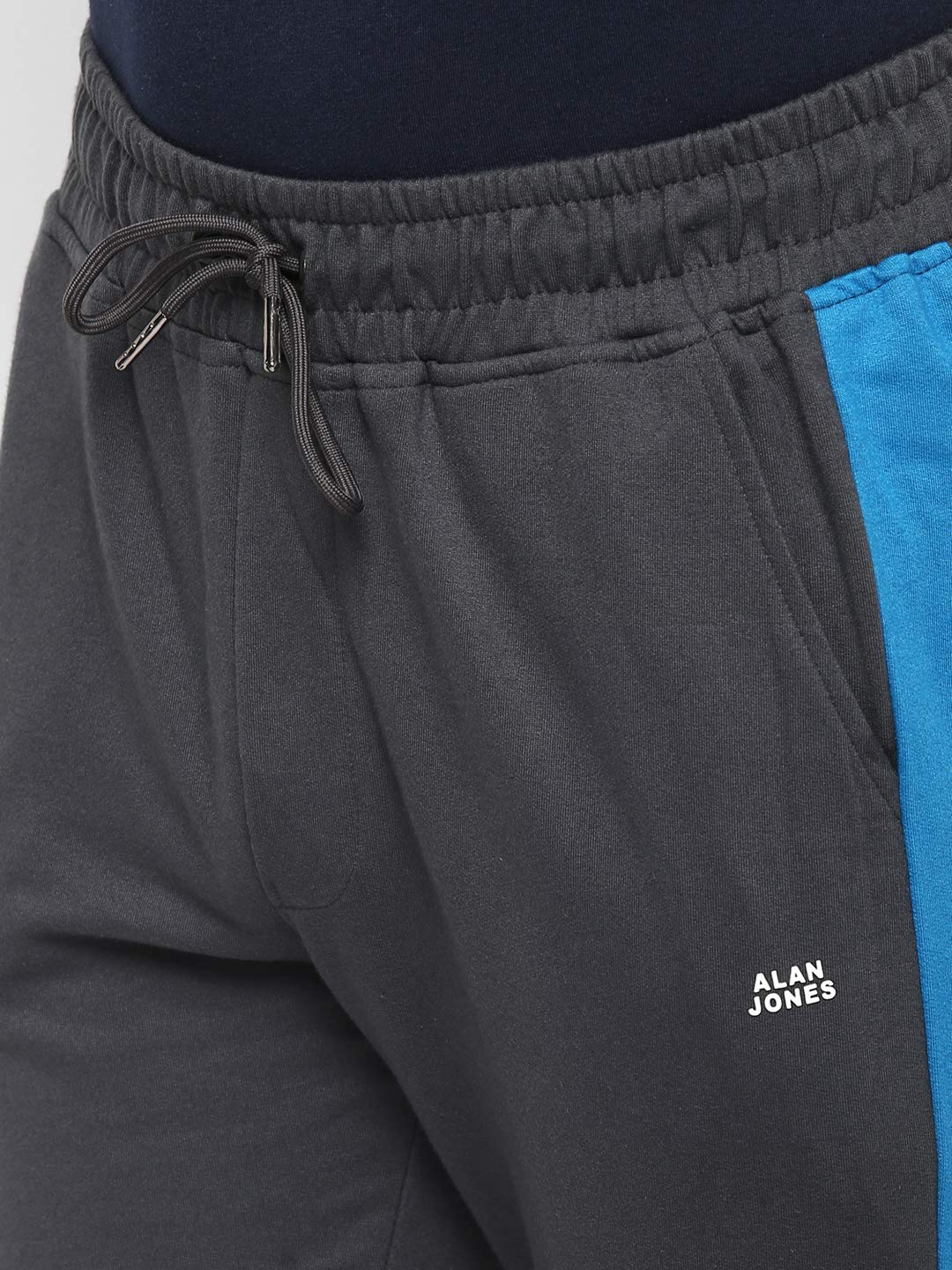 Alan Jones Clothing Men's Solid Slim Joggers Track Pants