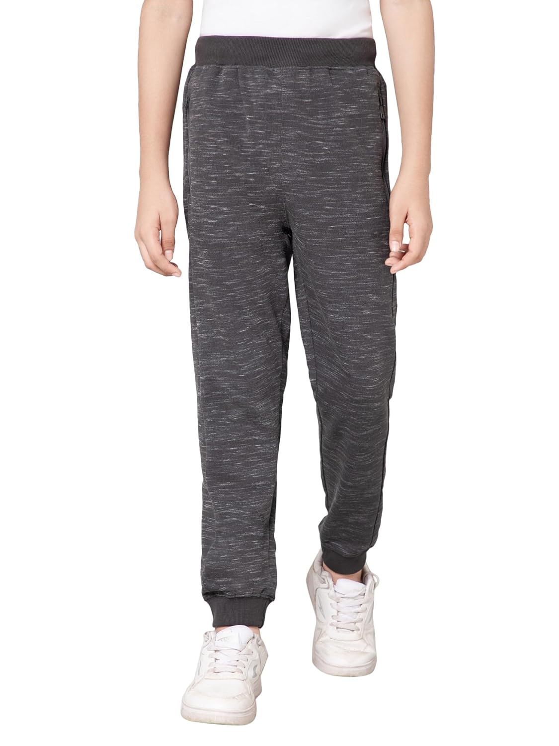 Alan Jones Clothing Boys Solid Joggers Trackpants