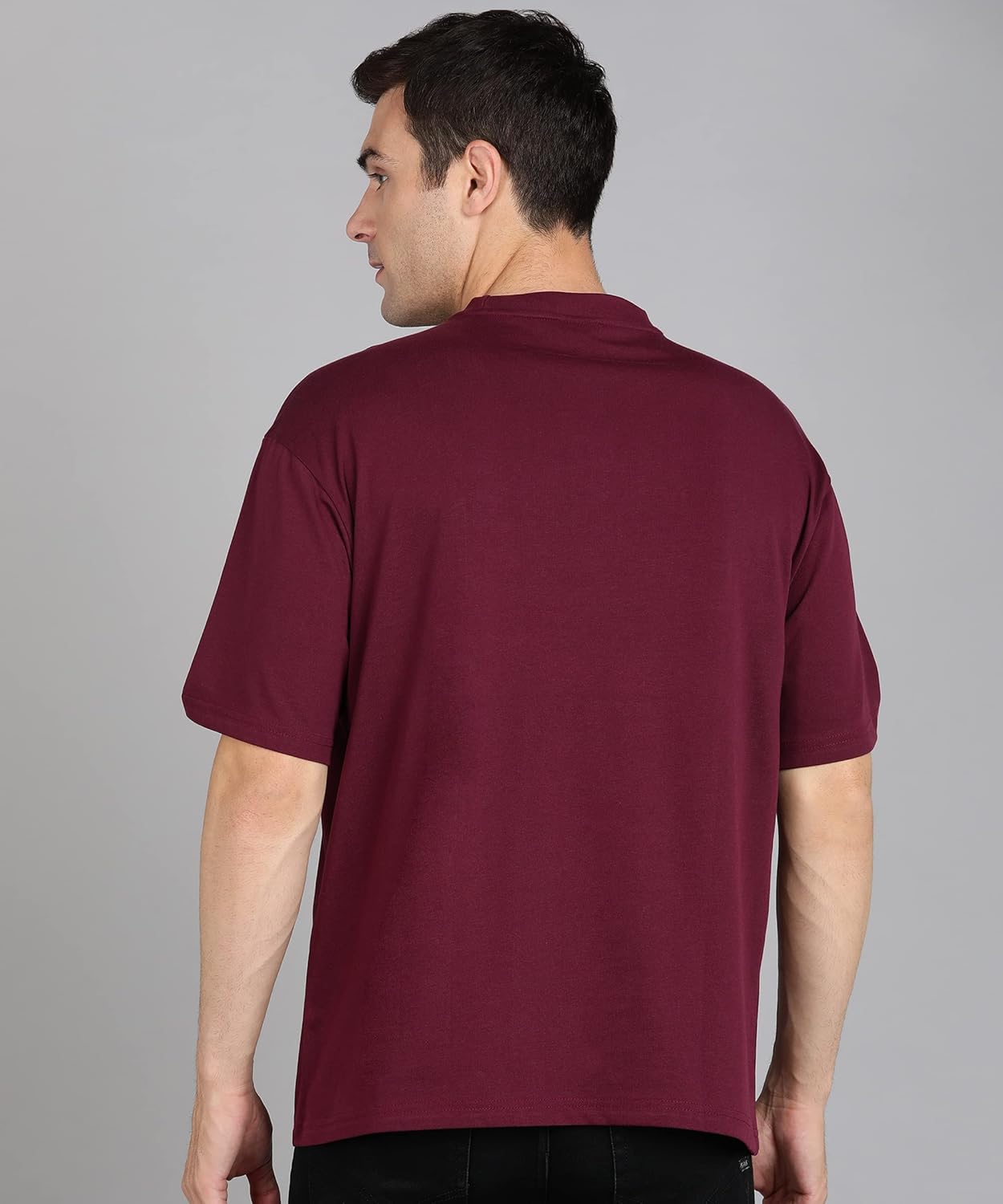 Alan Jones Clothing Men's Printed Premium Heavy Gauge Cotton Oversized T-Shirt-4