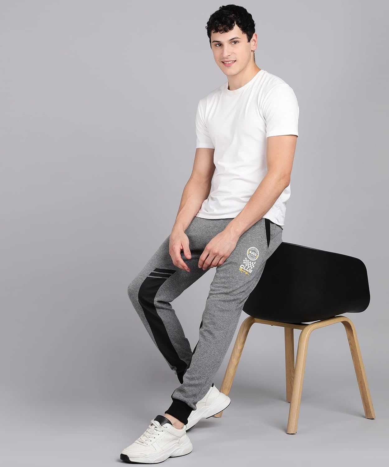 Alan Jones Clothing Men's Printed Cotton Joggers Track Pant-3